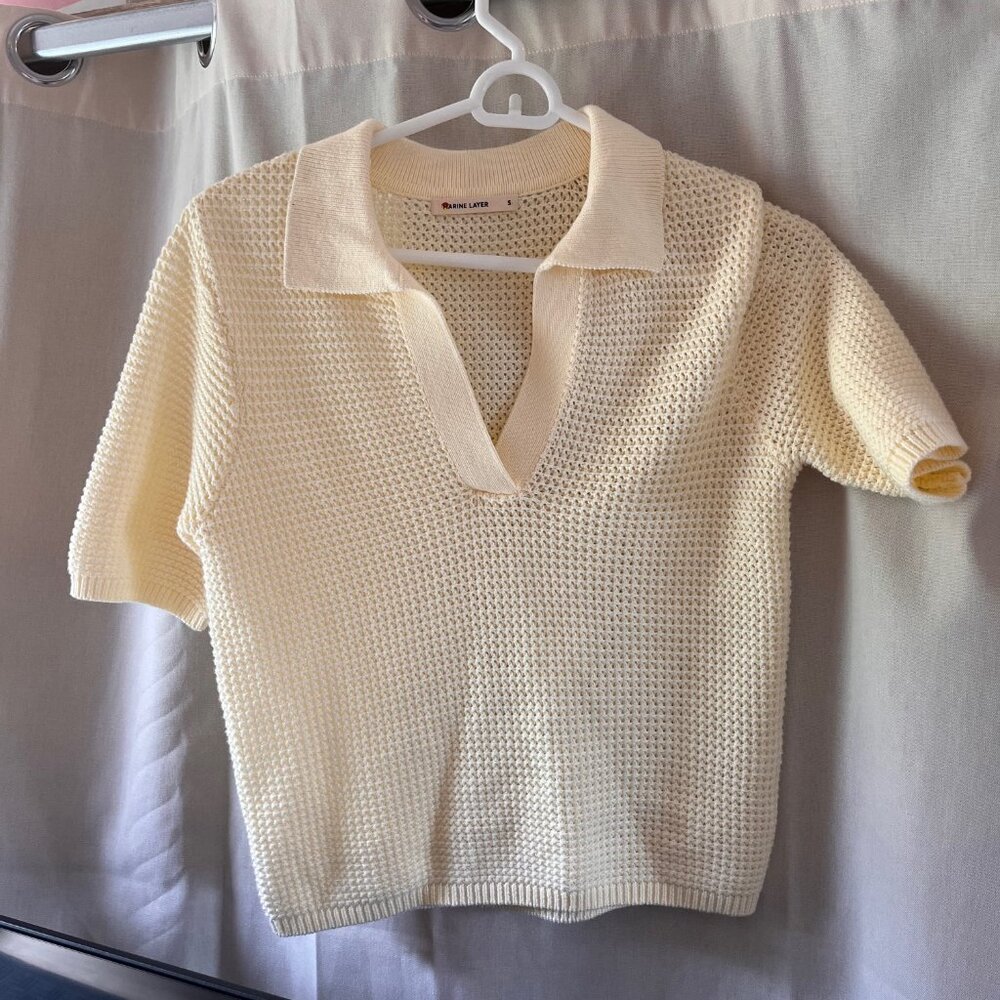 Marine Layer Top Yellow